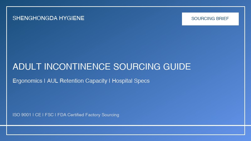 Adult pull-up incontinence pants sourcing guide