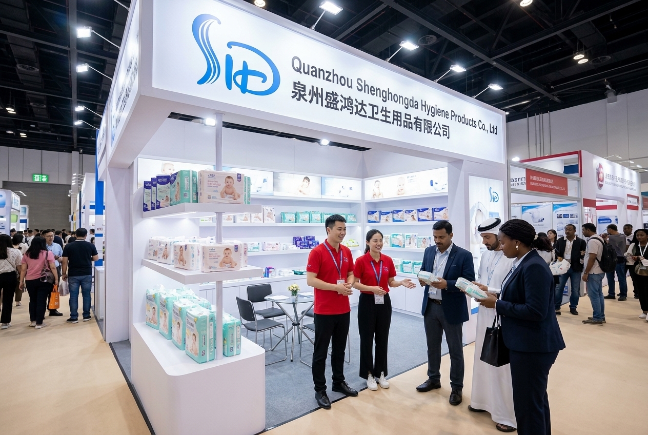 Quanzhou Hygiene Products Trade Fair exhibition booth