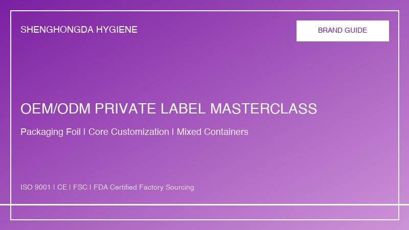 OEM/ODM private label diaper packaging foil and boxes