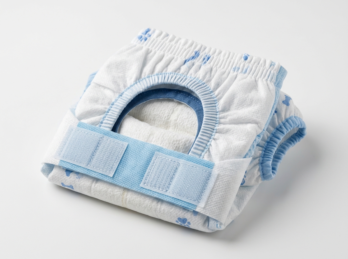 Specialty pet diaper manufacturing assembly line