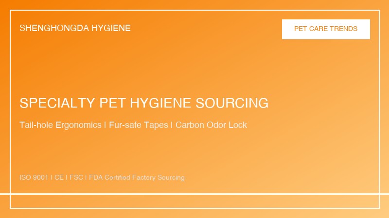 Specialty pet diaper and dog training underpad sourcing trends